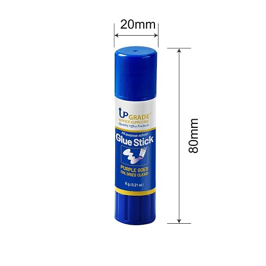 Upgrade Office Supply Glue Sticks, Washable Non Toxic, - Image 3