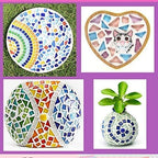 1.1LB Mixed Color Irregular Crystal Mosaic Tiles, Tiny Mini Mosaic Tile DIY - Image 4
