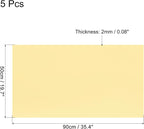 MECCANIXITY EVA Foam Sheets Light Yellow 35.4 Inch x 19.7 Inch 2mm Thick Crafts - Image 2