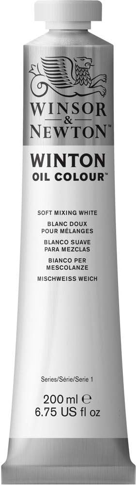 Winsor & Newton Winton Oil Color, 200ml Tube, Soft Mixing White by WinsorNewton