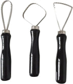 3pcs Sculpture Scraper Knife Carved Sludge Shaper Ceramic Pottery Clay Trimming - Image 2