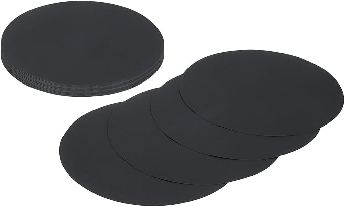 MECCANIXITY 24 Pcs Circle Card Stock, 11.4 Inch Round Cutouts Paper Thick by MECCANIXITY