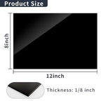 1/8 Thick 8 x 12 inch Acrylic Sheets - Image 2
