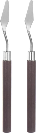 HARFINGTON 2pcs No.6 Palette Knives 12mm Width Stainless Steel Small Pointy by HARFINGTON