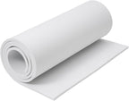 AMZQNART EVA Foam 8mm, Cosplay Foam 16 x 59in White, Suitable by AMZQNART