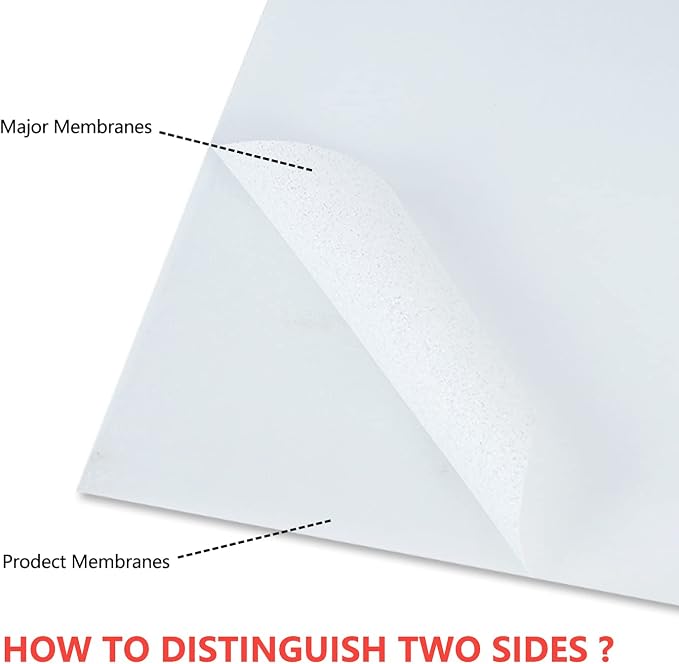 guangyintong Glitter White Heat Transfer Vinyl HTV Rolls, 2 Rolls 12" x 12ft - Image 3