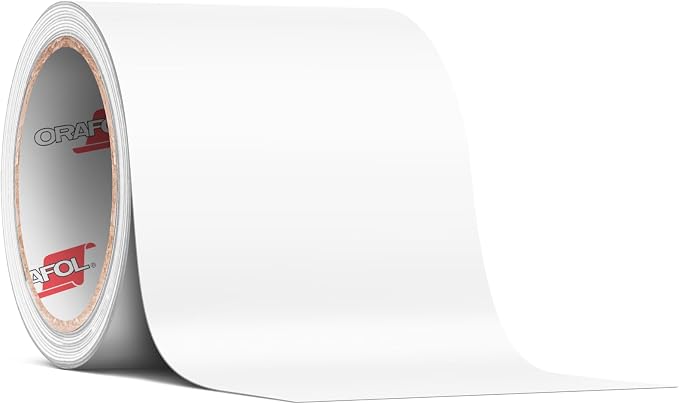 ORACAL 651 Matte White Permanent Vinyl Tape Roll – Premium Adhesive Film by Orafol