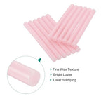 MECCANIXITY 12 Pcs Pink Cylinder Sealing Wax Stick Glue Gun Wax Seal Rod Craft - Image 3