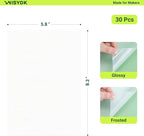 WISYOK 50Pcs Shrinky Film, Shrinky Plastic Sheets - Image 3