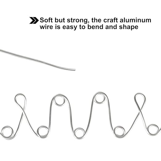 Tenn Well 9 Gauge Aluminum Craft Wire, 50 Feet 3mm Bendable Armature Wire - Image 2