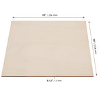 LEXININ 20 Pack 10 x 10 x 1/8 Inch Square Wood Sheets, 3mm Craft Wood Plywood - Image 2
