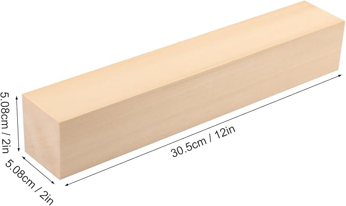8 Pack Basswood Carving Blocks, Soft and Smooth, Easy Whittling and Carving - Image 2