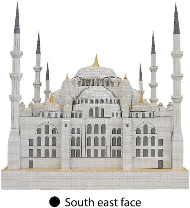 Istanbul Blue Mosque DIY Paper Model Kit - Image 7