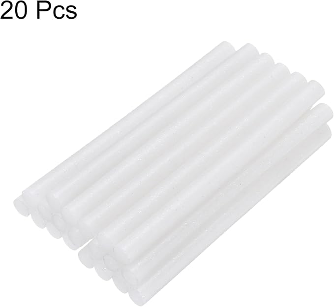 uxcell 20pcs Hot Glue Sticks for Glue Gun 7mm/0.28-inch x 4-inch Mini Hot Melt - Image 3