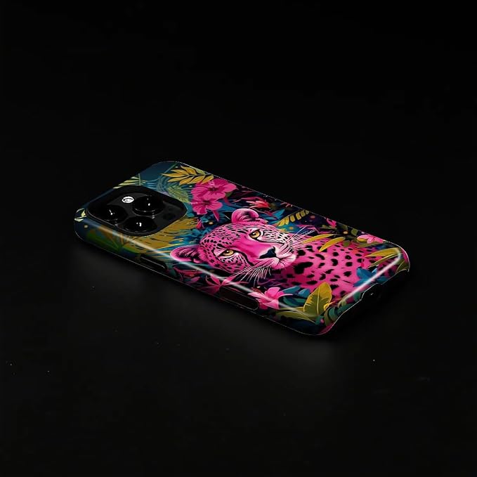 ZHEGAILIAN Case for iPhone 16 Pro Max, Panther Leopard Flower Durable - Image 3