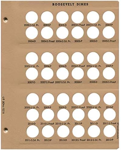 Dansco US Roosevelt Dime Coin Album - Image 7