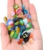WAYBER Colorful Opal Pebbles, 2 Lbs/920g Decorative Crystal Stones Rocks Sea - Image 6