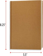 5.5x8.25 Sketch Book, 240 Sheets, Hardcover Bound Sketch Notebook, 120 Sheets - Image 3