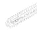 MECCANIXITY 4pcs Acrylic Square Rods 3/8" x 10" Clear Acrylic Dowel Rods Sticks by MECCANIXITY