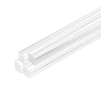 MECCANIXITY 4pcs Acrylic Square Rods 3/8" x 12" Clear Acrylic Dowel Rods Sticks by MECCANIXITY