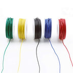 Treedix 5pcs 26ft Copper Hookup Wire kit Wrapping 24AWG Cable Jumper Wire Solid - Image 2