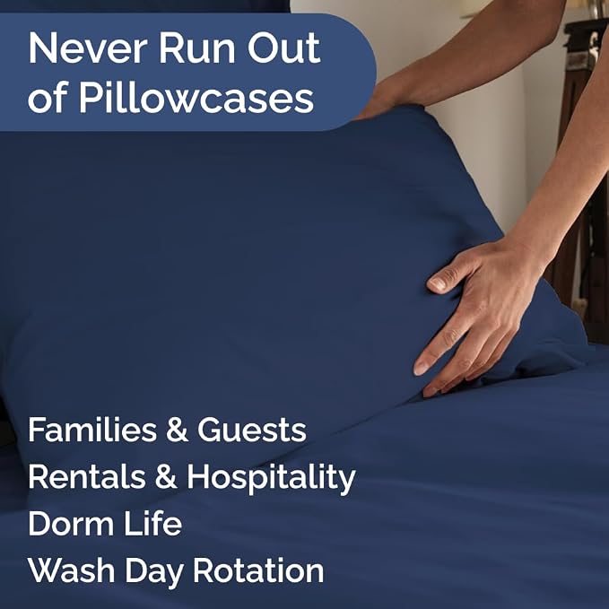 Queen Pillow Cases Set of 6 - Image 5