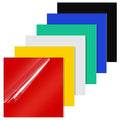 Outus 6 Pieces Colored Acrylic Sheet White 12 x 12 Inch Colorful Clear Sheet by Outus