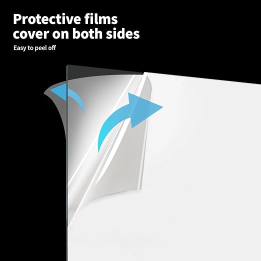Art3d 5-Pack of 12×12" PET/Plexiglass Sheets, Transparent Clear Flexible - Image 7
