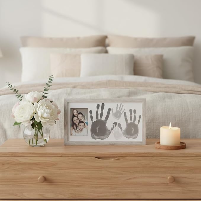 Kate & Milo DIY Family Handprint Frame Kit, Family Photo Keepsake, Kids Craft - Image 7
