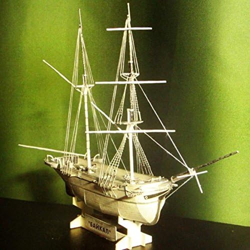 OREL Paper Model KIT Civil Fleet BAIKAL Russia 1848 1/200 182 Ship Vessel Boat - Image 2