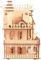 3D Puzzle House, Fantasy Villa Model Kit DIY Miniature Dolls House Kits - Image 4