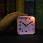 Peakeep Small Battery Operated Analog Travel Alarm Clock Silent No Ticking - Image 5