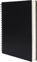 8.5x11inches Hardbound Sketch Book, Spiral Bound Sketch Pad, 80-Sheets 90gsm by KEVINSASACRAFTS