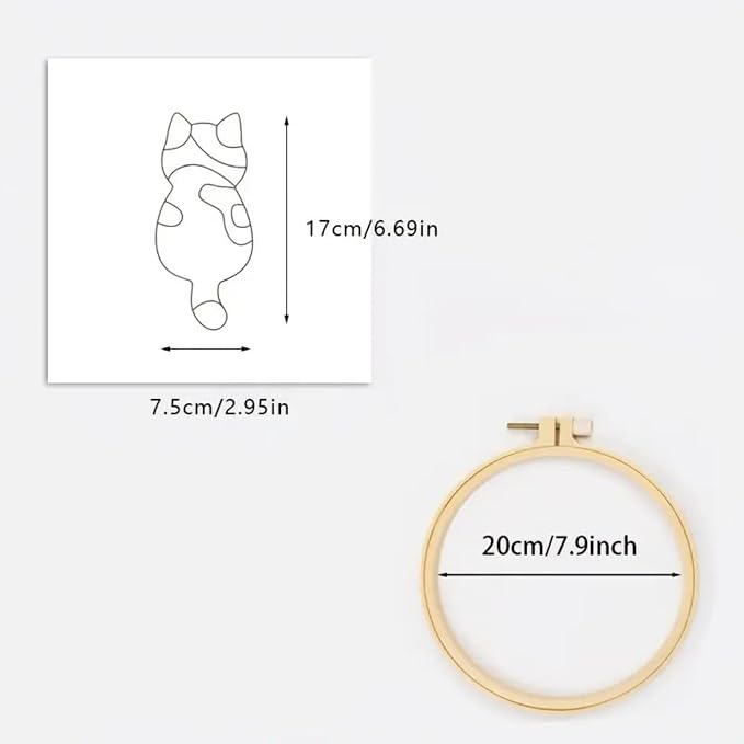 Avtytsda 2PCS Punch Needle Coaster Kit, Easy Punch Needle DIY Embroidery Set - Image 6