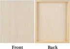 ADXCO 8 Pack Wood Panels 11 x 14 inch Wooden Canvas Board Unfinished Wooden - Image 3