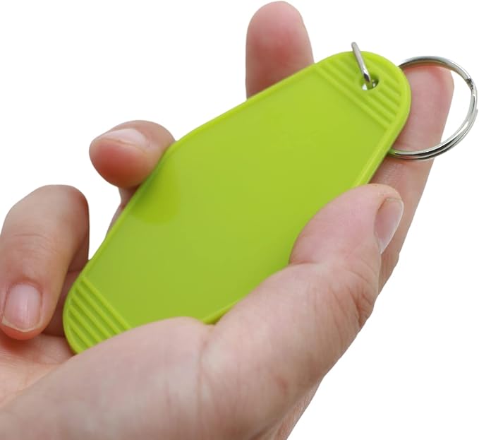 10pcs Blank Hotel Keychains Bulk Vintage Motel Keychain Vinyl HTV printing - Image 5