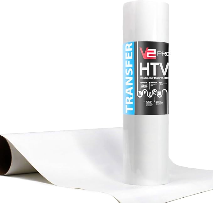 V2 Pro Heat Transfer Vinyl Film HTV Roll by VVIVIDVINYL