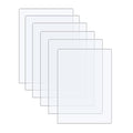 6 Pack of Acrylic Sheets 5x7-0.043" Thick Clear Extruded Plexiglass Sheets by Langaelex