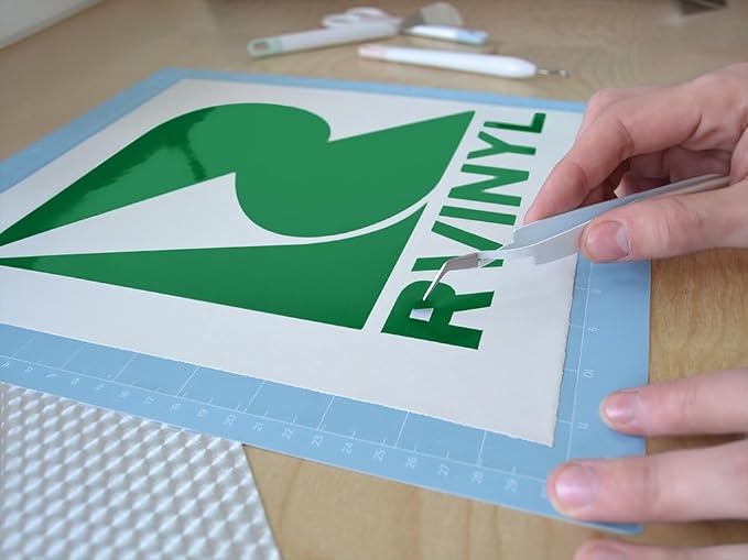 3M 7125 Bright Green Gloss Permanent Adhesive Vinyl Roll - Image 4