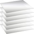6 Pcs Acrylic Two Way Mirror Sheets by Yudlto