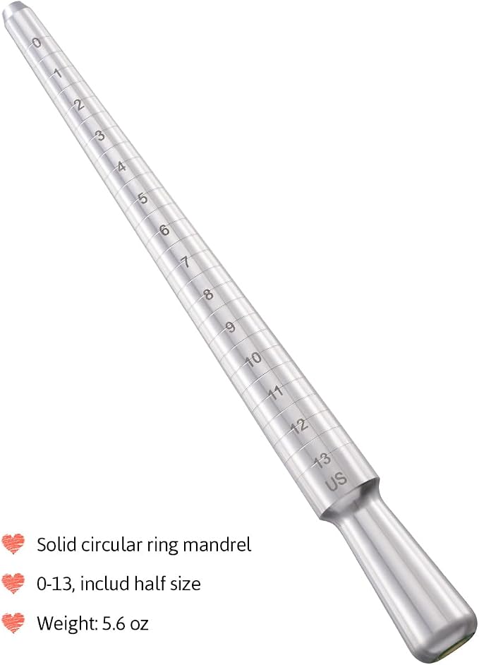 Meowoo Ring Sizer Measuring Tool Set, Metal Ring Guage - Image 7