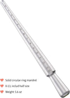 Meowoo Ring Sizer Measuring Tool Set, Metal Ring Guage - Image 7