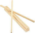 MECCANIXITY 10Pcs Wood Strips Slats, 3/8" x 3/8" x 12" Thin Wood Sticks Flat by MECCANIXITY