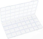 IOOLEEM 32 Grids Plastic Bead Organizer Box, Organizer Container Storage Box by IOOLEEM