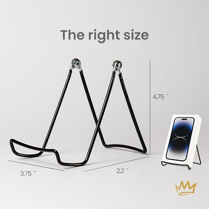 KINGDOM SOLUTIONS MADE IN USA 2-Pack Adjustable Black Metal Easels - Image 4