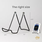 KINGDOM SOLUTIONS MADE IN USA 2-Pack Adjustable Black Metal Easels - Image 4