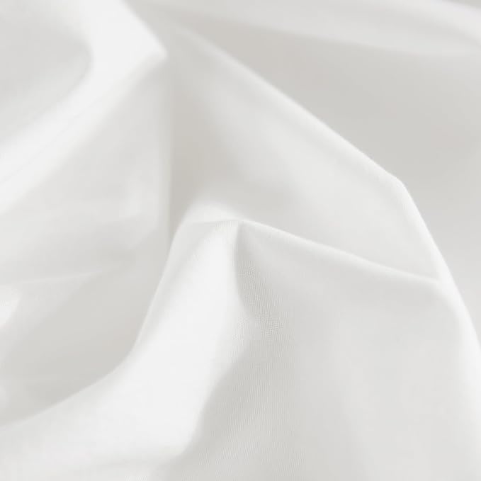 NEXHOME PRO Cotton Duvet Cover Kids Twin Size Linen Look White Organic Natural - Image 8