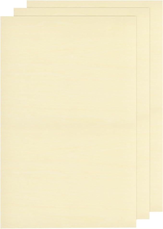 MECCANIXITY 3pcs Basswood Sheets 12 x 8 x 3/16 Inch Unfinished Wood Boards by MECCANIXITY