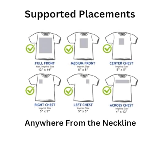 T-Shirt Ruler Guide, Neckline Heat Press Alignment Tool - Image 5