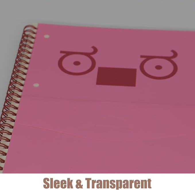 10-Pack A4 Colored PVC Flexible Plastic Sheets, 0.3mm Pink Transparent Film - Image 4
